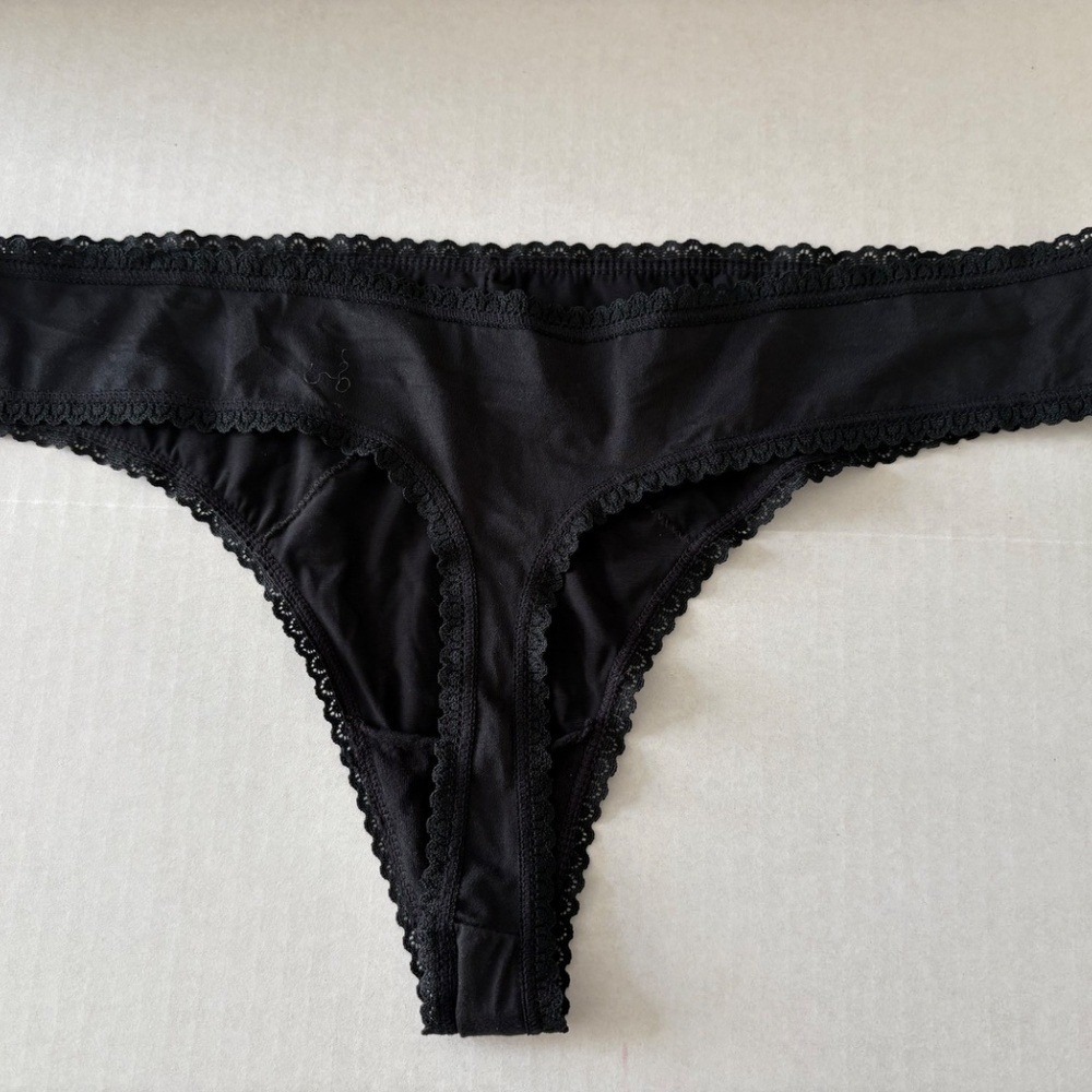Auden Women's Micro Thong -‎ Size XL Black - In Bag. - Picture 4 of 9